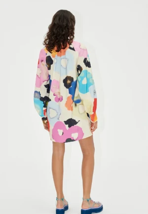 Stine GoyaDounya Dress - Tie Dye Floral Day 4 Stine GoyaDounya Dress - Tie Dye Floral Day - Image 2