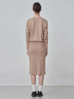 PureCashmere NYCStraight Midi Skirt - Camel -CYNTHIA Clothing Shop Straight Midi Skirt Camel 20230925214100 1