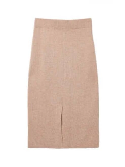 PureCashmere NYCStraight Midi Skirt - Camel -CYNTHIA Clothing Shop Straight Midi Skirt Camel 20230925214100 3
