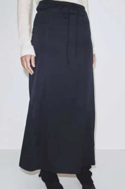 Mijeong ParkStretch Satin Maxi Skirt - Navy 13 Mijeong ParkStretch Satin Maxi Skirt - Navy -CYNTHIA Clothing Shop Stretch Satin Maxi Skirt Navy 20231010201219