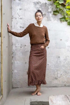 Sula Clothing LTD.Flower Printed Wrap Daisy Skirt - Faded Flower -CYNTHIA Clothing Shop Sula Clothing LTD Flower Printed Wrap Daisy Skirt Faded Flower 20230817211820