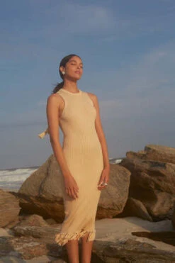 ELEVEN SIXTalia Dress - Sand -CYNTHIA Clothing Shop TALIA DRESS 20220304082001 1