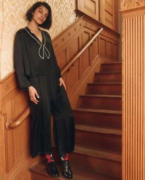 The Great.The Gala Pant - Black 5 The Great.The Gala Pant - Black - Image 3