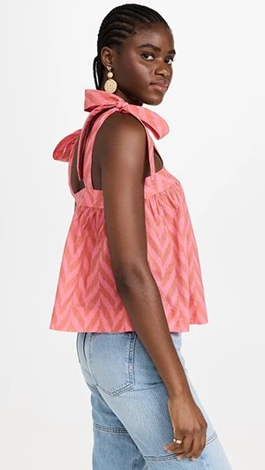 Ulla JohnsonIris Tank - Bougainvillea 4 Ulla JohnsonIris Tank - Bougainvillea - Image 2