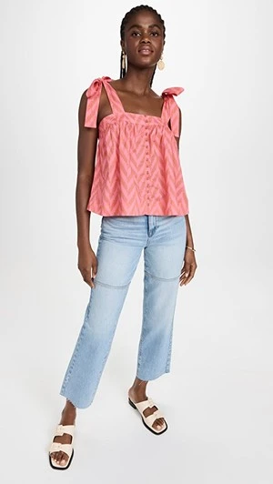 Ulla JohnsonIris Tank - Bougainvillea 3 Ulla JohnsonIris Tank - Bougainvillea