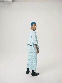 Tigran AvetisyanOil Printed Skirt - BLUE -CYNTHIA Clothing Shop Unisex Tigran Avetisyan Oil Printed Skirt 20210930235956