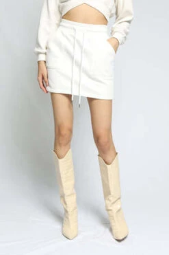 The RangeTerry Mini Skirt - Light Shell 11 The RangeTerry Mini Skirt - Light Shell -CYNTHIA Clothing Shop Vintage Terry Mini Skirt Lt Shell 20220811171728 2