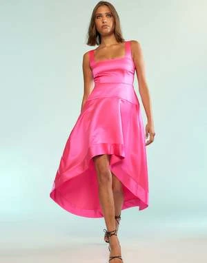 CYNTHIA ROWLEYVioletta Dress - Hot Pink 4 CYNTHIA ROWLEYVioletta Dress - Hot Pink - Image 2