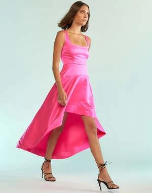 CYNTHIA ROWLEYVioletta Dress - Hot Pink 5 CYNTHIA ROWLEYVioletta Dress - Hot Pink - Image 3