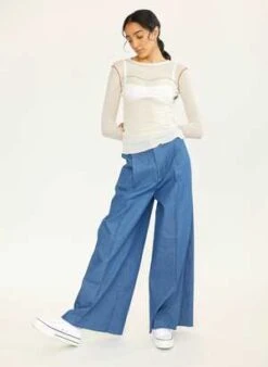 Eliza FaulknerDelia Long Sleeve Tee - White/multicolor