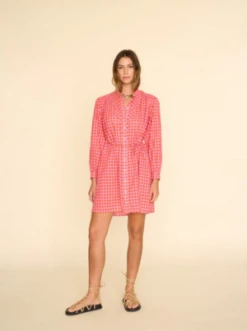 XirenaWinnie Check Dress - Orange/Pink