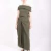 Nicholas KWrap Skirt - Olive Heather 2 Nicholas KWrap Skirt - Olive Heather -CYNTHIA Clothing Shop Wrap Skirt in Olive Heather by Nicholas K 20230906013527