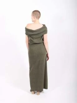 Nicholas KWrap Skirt - Olive Heather 20 Nicholas KWrap Skirt - Olive Heather -CYNTHIA Clothing Shop Wrap Skirt in Olive Heather by Nicholas K 20230906013528 1