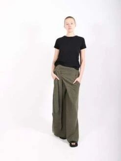 Nicholas KWrap Skirt - Olive Heather 23 Nicholas KWrap Skirt - Olive Heather -CYNTHIA Clothing Shop Wrap Skirt in Olive Heather by Nicholas K 20230906013529