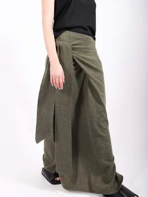 Nicholas KWrap Skirt - Olive Heather 12 Nicholas KWrap Skirt - Olive Heather - Image 10