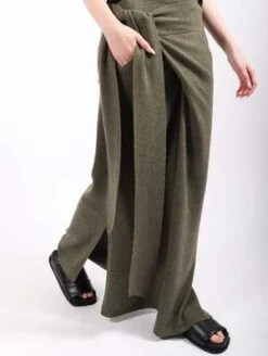 Nicholas KWrap Skirt - Olive Heather 28 Nicholas KWrap Skirt - Olive Heather -CYNTHIA Clothing Shop Wrap Skirt in Olive Heather by Nicholas K 20230906013530 1