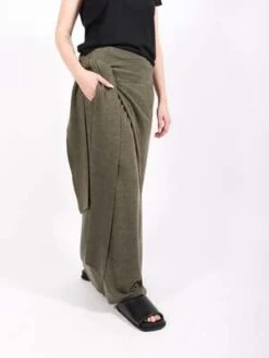 Nicholas KWrap Skirt - Olive Heather 27 Nicholas KWrap Skirt - Olive Heather -CYNTHIA Clothing Shop Wrap Skirt in Olive Heather by Nicholas K 20230906013530