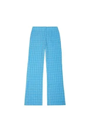 WrayRikki Pant - Ocean Micro Gingham 4 WrayRikki Pant - Ocean Micro Gingham - Image 2