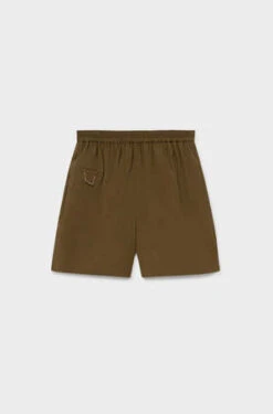 Silk LaundryYak Blend 70s Shorts - Beech -CYNTHIA Clothing Shop YAK BLEND 70S SHORTS BEECH 20220308040613 1