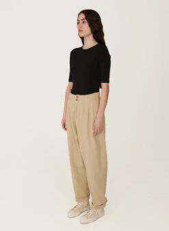 YMCEarth Keaton Organic Cotton Twill Trouser - Sand -CYNTHIA Clothing Shop YMC Earth Keaton Organic Cotton Twill Trouser Sand 20230831172521