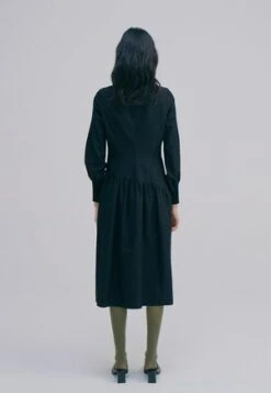 WNDERKAMMERZip Up Rib Dress - Black -CYNTHIA Clothing Shop Zip up Rib Dress Black 20200919001858 2