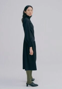 WNDERKAMMERZip Up Rib Dress - Black -CYNTHIA Clothing Shop Zip up Rib Dress Black 20200919001859