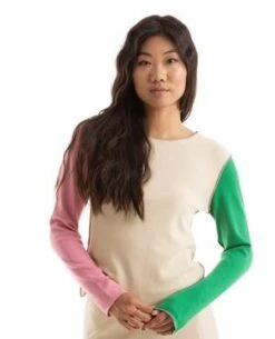 Rita RowZoe Inside Out LS Tee - BEIGE