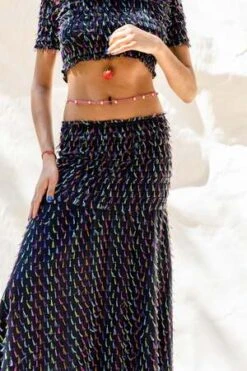 Abacaxiabacaxi Smocked Skirt