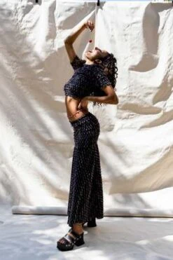 Abacaxiabacaxi Smocked Skirt -CYNTHIA Clothing Shop abacaxi NYC Smocked Skirt 20230421183136